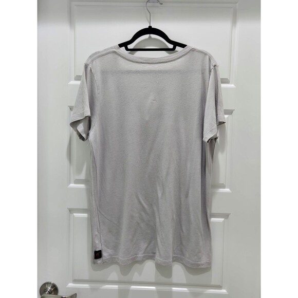 TRUNK LTD BRUCE SPRINGTEEN V-NECK GREY BAND TEE T-SHIRT TOP BORN IN USA WOMEN M - Picture 5 of 9